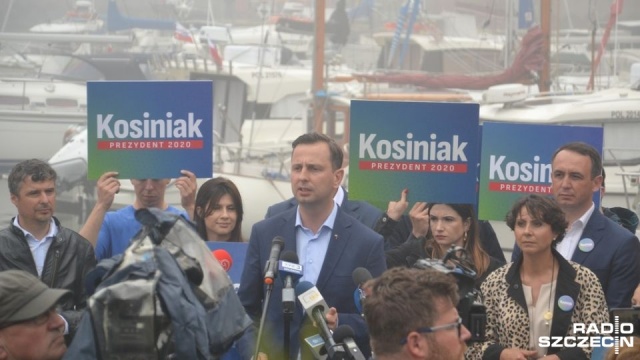 Tydzień przed wyborami na Prezydenta RP o głosy mieszkańców Pomorza i wypoczywających nad morzem turystów zabiega Władysław Kosiniak-Kamysz.