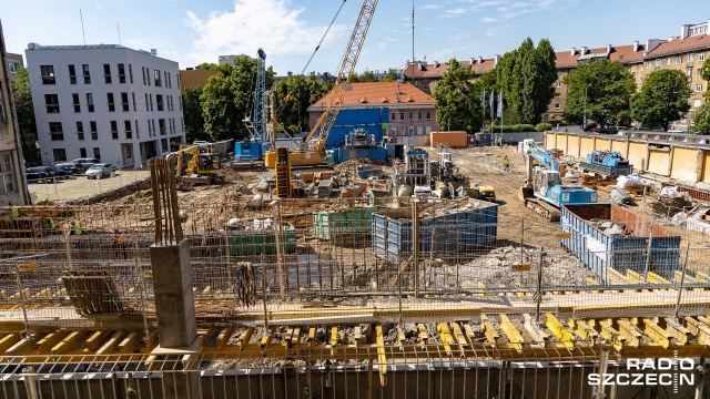 100 ton stali i 1500 metrów sześciennych betonu pochłonęła już budowa nowej siedziby Zachodniopomorskiego Urzędu Marszałkowskiego w Szczecinie.