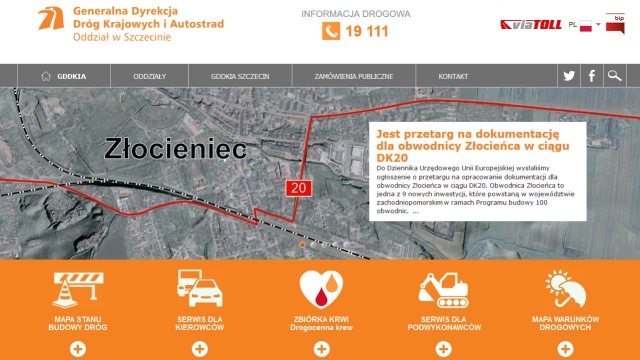 Generalna Dyrekcja Dróg Krajowych i Autostrad wysłała ogłoszenie do dziennika urzędowego UE.