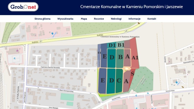 Elektroniczny system wyszukiwania grobów uruchomiła gmina Kamień Pomorski. Umożliwia on odnalezienie swoich bliskich w bazie osób pochowanych na Cmentarzu Komunalnym w Kamieniu Pomorskim i Jarszewie oraz zlokalizowanie ich grobu na mapie cmentarza.