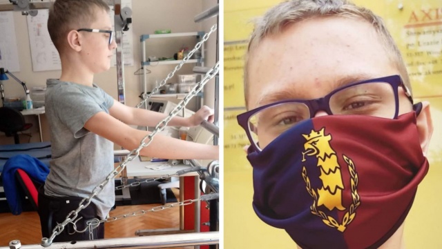 Cztery operacje ma już za sobą, a teraz codziennie długie godziny spędza na żmudnej rehabilitacji. 14-letni Bartek choruje na gwiaździaka, czyli nowotwór układu nerwowego.