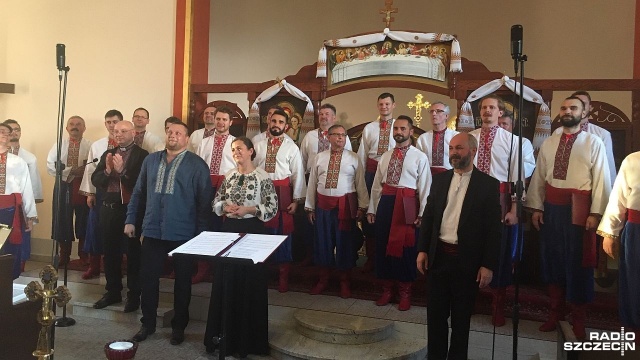 Koncert Ukraińskiego Chóru Męskiego Żurawli rozpoczął w sobotę w Szczecinie 23. Dni Kultury Ukraińskiej.