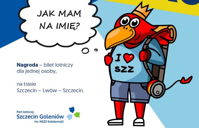 Miluś - tak będzie nazywać się maskotka Portu Lotniczego Szczecin-Goleniów. Lotnisko ogłosiło wyniki konkursu.