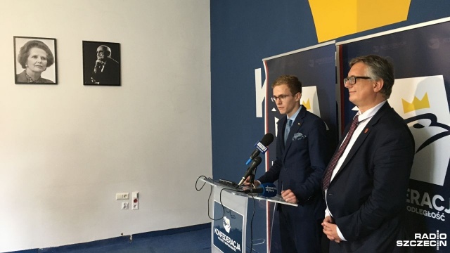 Konfederacja apeluje do marszałka województwa o zaniechanie politycznych gier. Olgierd Geblewicz bezczelnie łamie umowę - uważają zachodniopomorscy działacze Konfederacji. Chodzi o lotnisko w Goleniowie.