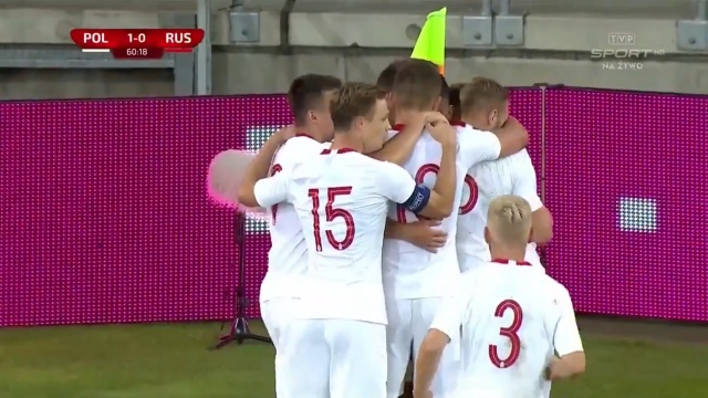 Piłkarska reprezentacja Polski do lat 21 pokonała w Łodzi Rosję 1:0 (0:0) w swoim siódmym meczu kwalifikacji do przyszłorocznych mistrzostw Europy.