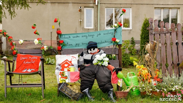Nie było tradycyjnych dożynek, więc gmina Przybiernów zorganizowała konkurs na najpiękniej udekorowaną wieś.