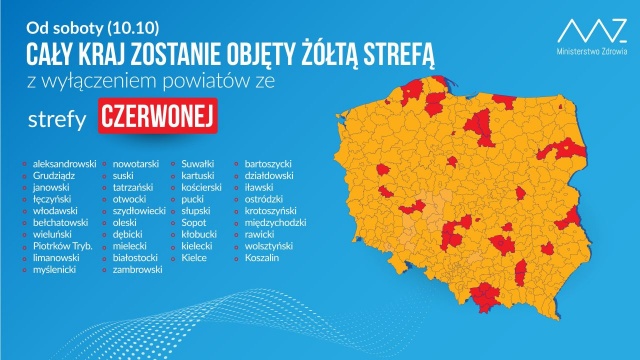 Koszalin jest jedynym miastem w województwie zachodniopomorskim i jednym z pięciu w kraju objętym od soboty zaostrzonymi rygorami. Powodem jest wzrost zakażeń koronawirusem.