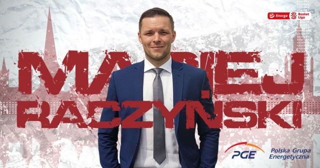 Zmiana trenera koszykarzy PGE Spójni Stargard. Maciej Raczyński został nowym szkoleniowcem stargardzkiej drużyny.