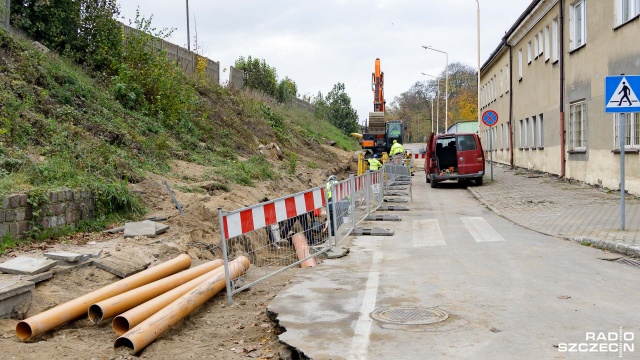 Do końca grudnia potrwają prace ziemne na przebudowywanej obecnie ulicy Księcia Barnima I w Stargardzie.