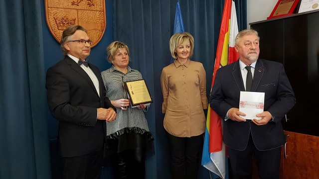 Starosta gryfiński, Wojciech Konarski rozdał Bociany. Statuetki wręczane są jako nagroda za promocję powiatu.
