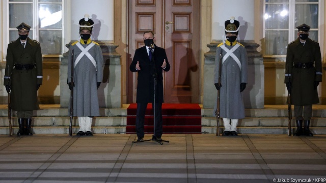 Prezydent Andrzej Duda powiedział, że pomimo zaborów, Polacy zachowali dumę narodową, pamięć o Rzeczypospolitej oraz wierność jej ideałom.