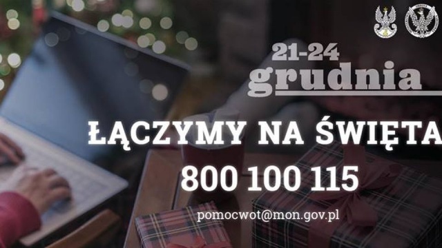 Łączymy na święta - to akcja zapoczątkowana przez żołnierzy Wojsk Obrony Terytorialnej.