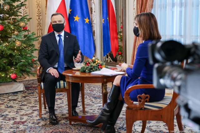 Prezydent Andrzej Duda powiedział, że jest gotowy się zaszczepić przeciwko koronawirusowi i weźmie udział w Narodowym Programie Szczepień.