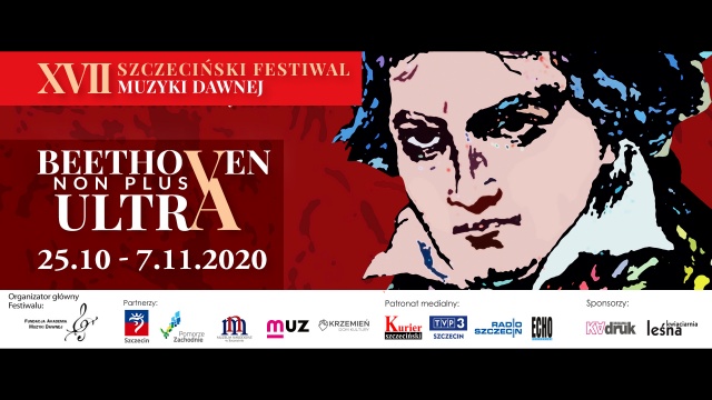 Zapraszamy do wysłuchania retransmisji wyjątkowego koncertu, który odbył się w Studio Koncertowym S1 im. Jana Szyrockiego Radia Szczecin 28 października w ramach XVII Szczecińskiego Festiwalu Muzyki Dawnej pod tytułem Beethoven non plus ultra.