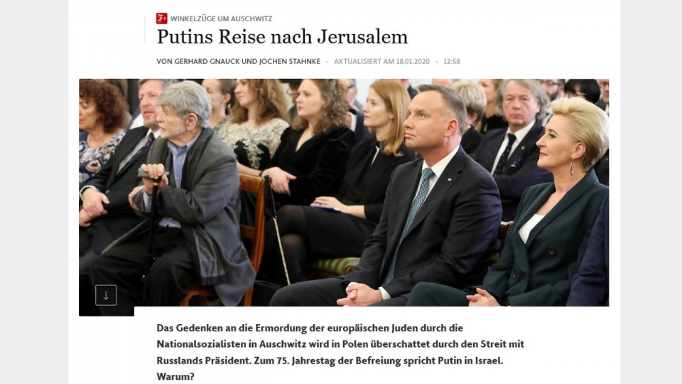 "Frankfurter Allgemeine Zeitung" przyznaje, że tajny dodatkowy protokół paktu "Ribbentrop-Mołotow" podzielił Polskę, kraje bałtyckie, Finlandię i Rumunię na strefy sowieckich i niemieckich wpływów. źródło: https://www.faz.net/aktuell/politik/ausland/winke