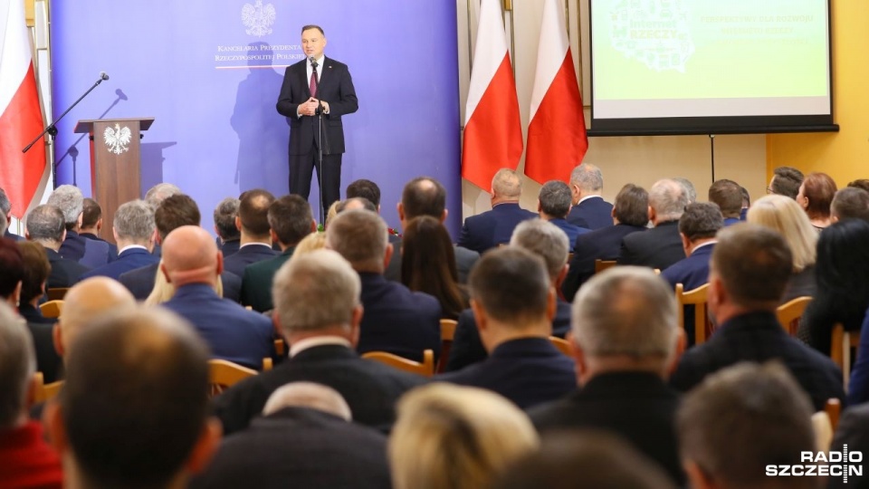 Prezydent Andrzej Duda. Fot. Robert Stachnik [Radio Szczecin]