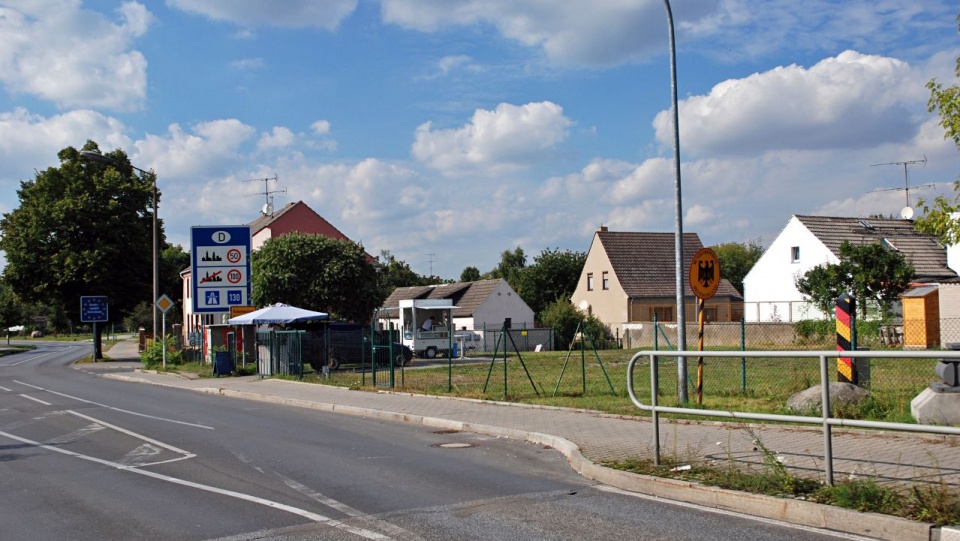 Granica pomiędzy Polską i Niemcami w Hohenwutzen. źródło: wikipedia.org