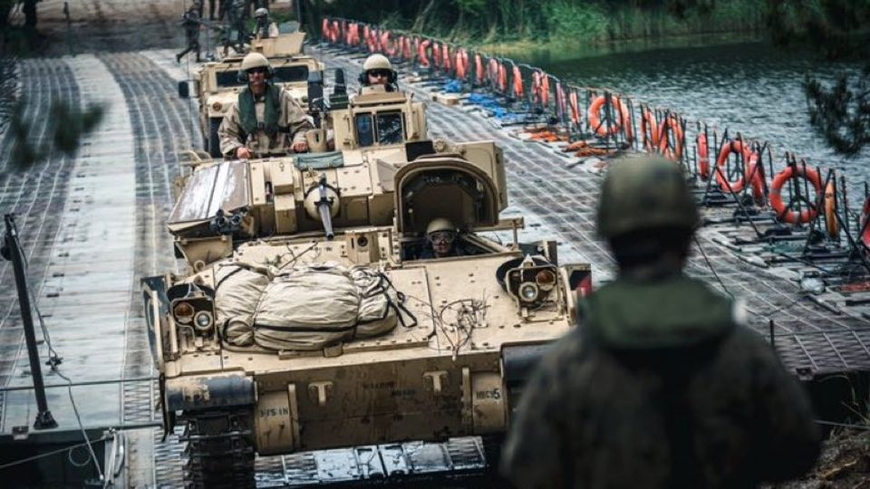 W manewrach NATO brali udział żołnierze z kilku krajów członkowskich, w tym przede wszystkim ze Stanów Zjednoczonych. Fot. twitter.com/mblaszczak