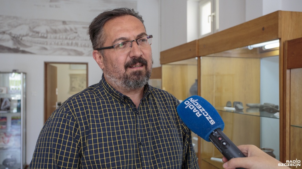 Ryszard Matecki, dyrektor Muzeum Regionalnego w Cedyni. Fot. Maciej Papke [Radio Szczecin]