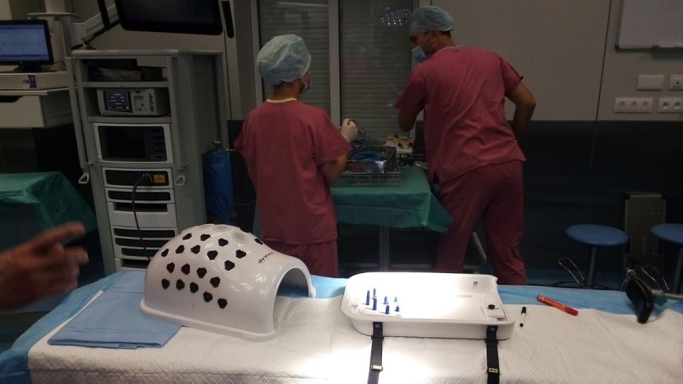„Pacjent" w operacji „na sucho". fot. materiały prasowe
