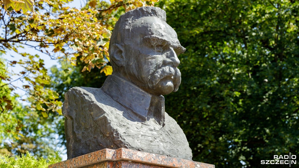 Pomnikmarszałka Józefa Piłsudskiego. Fot. Robert Stachnik [Radio Szczecin]
