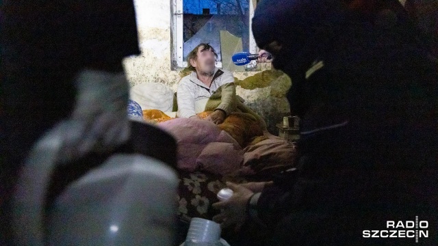 Fot. Robert Stachnik [Radio Szczecin] Zapowiada się ciężki weekend dla osób bezdomnych [ZDJĘCIA]