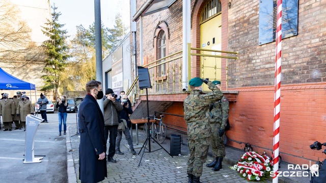 Fot. Robert Stachnik [Radio Szczecin] "Tu wykonywano wyroki śmierci na żołnierzach podziemia niepodległościowego" [WIDEO, ZDJĘCIA]