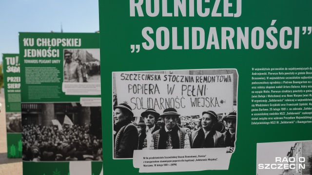 Fot. Robert Stachnik [Radio Szczecin] IPN upamiętnił 40. rocznicę Solidarności rolników [WIDEO, ZDJĘCIA]