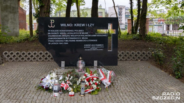 Fot. Robert Stachnik [Radio Szczecin] 79. rocznica mordu polskiej młodzieży w Ponarach [WIDEO, ZDJĘCIA]