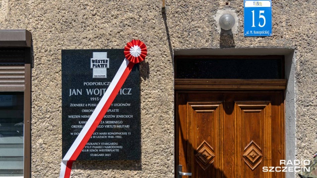 Fot. Robert Stachnik [Radio Szczecin] Obrońca Westerplatte mieszkał w Stargardzie [WIDEO, ZDJĘCIA]