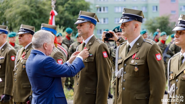 Fot. Robert Stachnik [Radio Szczecin] "Nie ma lepszej pieczęci niepodległości niż Wojsko Polskie" [WIDEO, ZDJĘCIA]