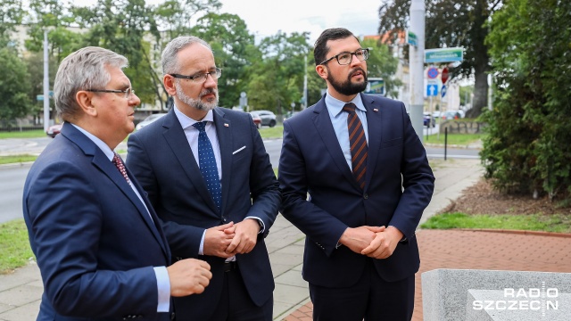 Fot. Robert Stachnik [Radio Szczecin] Minister zdrowia: nowe zakażenia będą o wiele mniej śmiertelne [WIDEO, ZDJĘCIA]