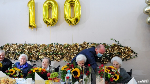 Fot. Marcin Kokolus [Radio Szczecin] Wspólnie świętowali swoje... 100. urodziny [WIDEO, ZDJĘCIA]