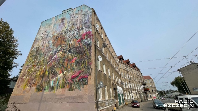 Fot. Robert Stachnik [Radio Szczecin] W Szczecinie powstał nowy mural [ZDJĘCIA]
