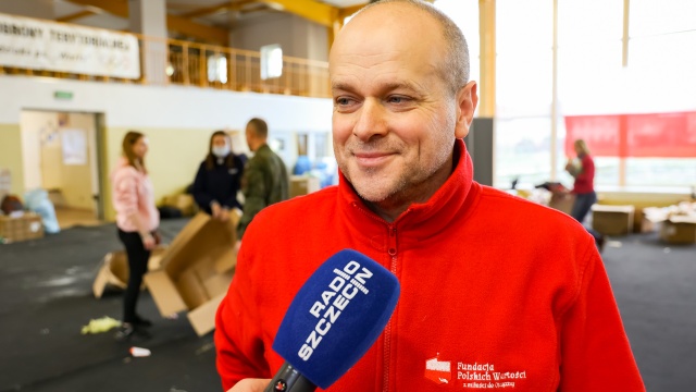 Fot. Robert Stachnik [Radio Szczecin] Wsparcie dla Polaków na Kresach. Szczecinianie pakują dary [WIDEO, ZDJĘCIA]
