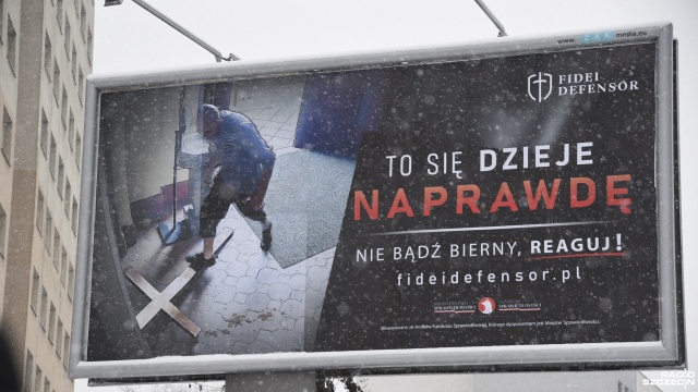 Fot. Kamila Kozioł [Radio Szczecin] "To się dzieje naprawdę". Billboardy w Szczecinie [ZDJĘCIA]