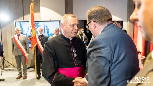 Fot. Robert Stachnik [Radio Szczecin] Medale dla uczestników Grudnia '70 [ZDJĘCIA]