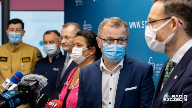 Fot. Robert Stachnik [Radio Szczecin] "Najlepszy szpital tymczasowy w Polsce" [WIDEO, ZDJĘCIA]