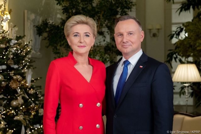Prezydent Andrzej Duda z małżonką Agatą Kornhauser-Dudą, jak co roku, wsparli ideę Orszaku Trzech Króli.