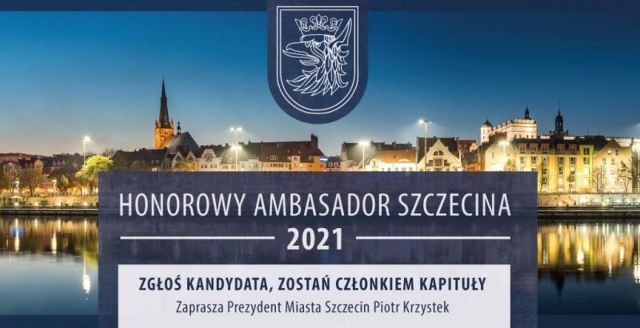 Można już zgłaszać kandydatów do tegorocznej edycji konkursu Honorowy Ambasador Szczecina.