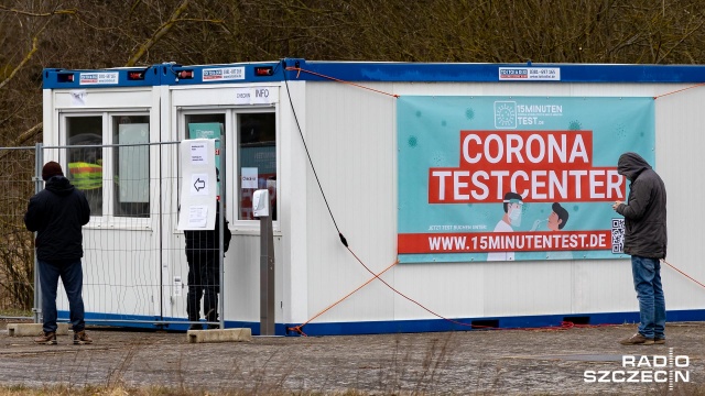 Drugi punkt szybkich testów na obecność koronawirusa od wtorku działa na granicy Pomorza Zachodniego i Meklemburgii-Pomorza Przedniego.