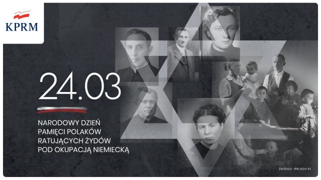 W środę 24 marca po raz czwarty obchodzimy Narodowy Dzień Pamięci Polaków ratujących Żydów. Przypada on w rocznicę niemieckiej zbrodni z 1944 roku na rodzinie Ulmów z Markowej oraz ukrywanych przez nich Żydach.