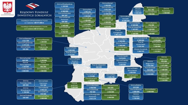 Ponad 68 milionów złotych trafiło do województwa zachodniopomorskiego w ramach kolejnego konkursu rządowego Funduszu Inwestycji Lokalnych. Od sierpnia ubiegłego roku do naszego regionu trafiło z tego programu łącznie ponad 550 mln zł.