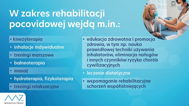 W przyszłym tygodniu uruchomiony zostanie program rehabilitacji pocovidowej - informuje Ministerstwo Zdrowia. Szef resortu zdrowia Adam Niedzielski podpisał dwa rozporządzenia w tej sprawie.