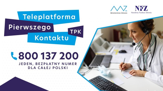 Narodowy Funduszu Zdrowia uruchomił Teleplatformę Pierwszego Kontaktu.