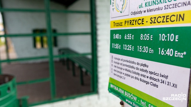 Dwie nowe linie autobusowe uruchamia od wtorku gmina Pyrzyce. Obejmą mieszkańców między innymi miejscowości: Ryszewko, Turze, Nieborowo, Giżyn i Brzezin oraz Obromino, Pstrowice, Mielęcin i Nowielin.
