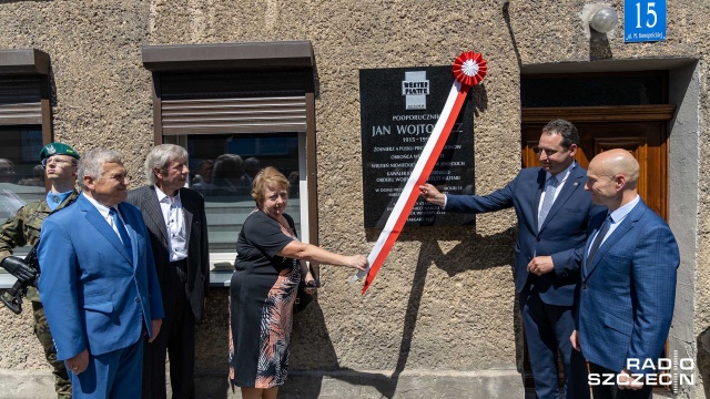 Tablice upamiętniającą świętej pamięci Jana Wojtowicza odsłonięto w Stargardzie na kamienicy przy Konopnickiej 15.
