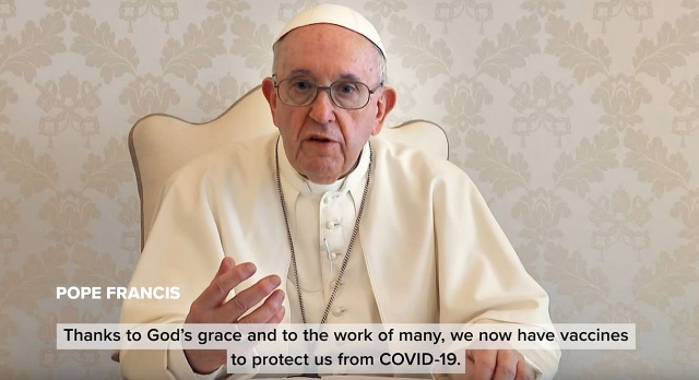 Papież Franciszek przyłączył się do inicjatywy amerykańskich organizacji zachęcających do szczepień przeciw Covid-19.