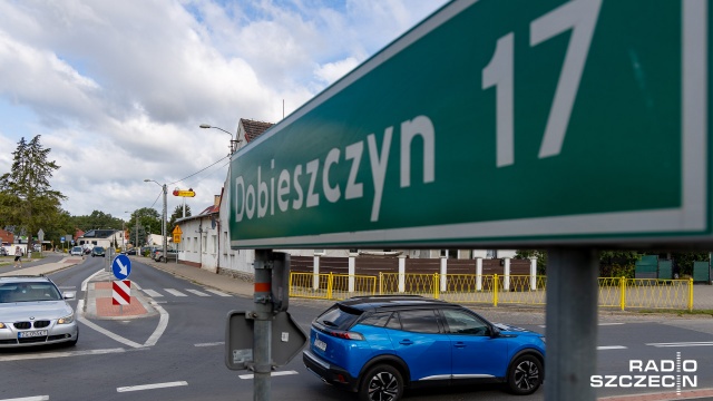 Zamknięta dla ruchu została część ulicy Szczecińskiej w okolicach ronda w Dobrej.