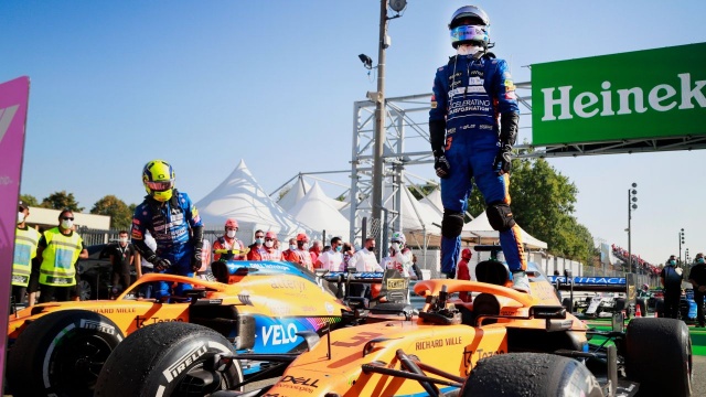 Australijczyk Daniel Ricciardo z McLarena triumfował w wyścigu Formuły 1 o Grand Prix Włoch. Czternaste miejsce zajął Robert Kubica w barwach zespołu Alfa Romeo.